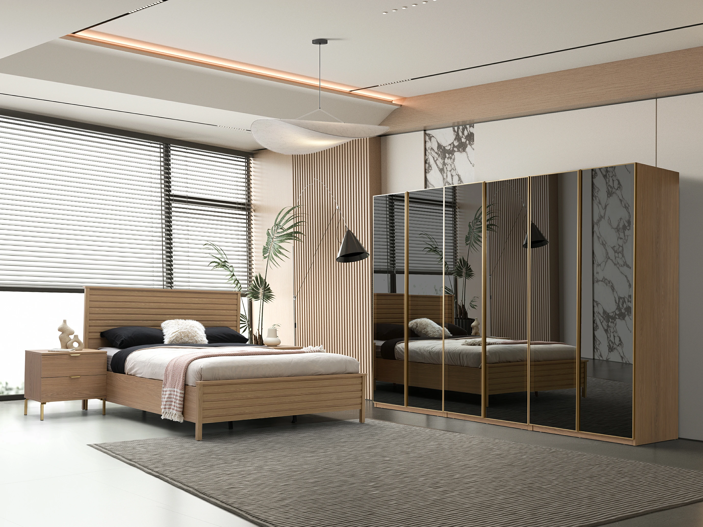 Prime Meşe - Yatak Odası